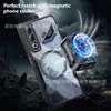 Capa de Sucção Magnética Adequada para Capa de Celular Nubia Neo 3 Gt 5g Acrílico Alta Transparência Anti-Queda Capa Protetora