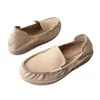 Zapatos de Huevo de Moda Nuevos para Primavera y Otoño 2026 para Uso Diario, Casual Versátil sin Cordones, Tallas Grandes para Mujer, Venta al por Mayor para Comercio Exterior