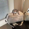 Separação de Seco e Molhado Bolsa Fitness Moderna Grande Capacidade Portátil Bolsa de Bagagem de Ombro para Curta Distância Pode Ser Usada como Mala de Rodinha Bolsa de Viagem de Lazer