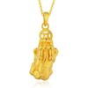 Pulsera Pixiu de Oro Duro 3D Chapada en Oro Latón, Pulsera de Imitación para Mujer, Set Chapado en Oro Estilo Coreano, Joyería de Cuentas de Moda