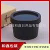 Pote de creme preto 50g, frasco de barril reto trapezoidal, frasco dispensador de máscara facial, frasco vazio de creme 50ML, recipiente para cera de cabelo, frasco de gel de cabelo
