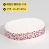 Placa de arranhar e ninho para gatos de papel kraft branco espessado, resistente a arranhões, resistente ao desgaste, papelão ondulado que não solta fiapos, adequado para todas as estações