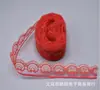 Fornecimento spot Renda de bordado 2,5cm Renda unilateral de amor Acessórios para cortina Acessórios para vestuário Renda