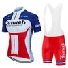 Traje de verão 2023 versão equipe manga curta ciclismo estrada montanha vestuário esportivo secagem rápida respirável equipamento de pilotagem