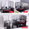 Panela de Sopa de Aço Inoxidável com Fundo Espessado, Utensílio Universal para Fondue, Panela de Cozinhar Macarrão 304, Panela de Sopa Doméstica com Fundo Duplo e Duas Alças para Fogão de Indução