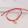 Año del Caballo, Año del Zodiaco, Pulsera de Cuerda Roja, Caballo de las Cinco Bendiciones, Pulsera Manafu Caballo del Zodiaco Tejida a Mano, Joyería para Pareja de Regalo