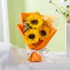 Mini Buquê, Flores Artificiais Exquisitas, Lembrancinhas, Flores Eternas, Flores Secas de Aniversário, Flores de Sabão de Girassol, Dia dos Namorados