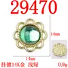 Accesorios Sencillos y Versátiles de Plato de Flor, Piezas de Joyería de Aleación de Flor Coloridas Brillantes Incrustadas con Diamantes Redondos, Materiales Hechos a Mano para Ropa