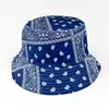 Sombrero de Pescador Retro Estampado Doble Cara Portátil Personalizado por el Fabricante Sombrero Versátil para Deportes al Aire Libre Ocio Viajes