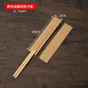 Pronta Entrega Utensílios de Mesa Comerciais Papel Revestido Porta-Hashi Descartável Conjunto de Colheres Quatro em Um para Hotel e Delivery Sacola de Papel Kraft