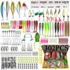 Kit Completo de Iscas Artificiais Spinnerbait Minnow Rã Isca Macia Todas as Camadas de Natação Transfronteiriço