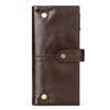 Cartera de cuero de vaca de primera capa con RFID para hombre y mujer, tarjetero largo y neutro, monedero, para comercio exterior