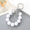 Moda Nuevo Cuentas Plateadas UV Lazo de Cinta Colgante para Bolso Accesorios para Colgar Funda de Teléfono Móvil Llavero Accesorios Colgantes