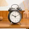 Reloj digital de 4 pulgadas con alarma inteligente para estudiantes, reloj despertador de escritorio con decoración de metal, reloj despertador pequeño, suministro directo de fábrica