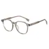 Armazones de Gafas Retro Coreanos Ovalados Tr90 para Prescripción para Hombres y Mujeres, Luz Azul Anti-Luz, Sin Graduación, Armazones Grandes de Moda, Adecuados para Lentes de Prescripción