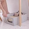 Caixa de Armazenamento Dobrável de Tecido Não Tecido Sem Tampa, Caixa de Armazenamento Diversos, Cesto de Armazenamento de Brinquedos, Organizador Vazado para Armazenamento no Guarda-Roupa