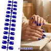 El Arte para Uñas Más Vendido de Amazon: Uñas Cuadradas Cortas de Color Sólido Más Vendidas, Alta Calidad, Alta Saturación, Set de 24 Piezas de Tamaños Variados, Uñas Postizas