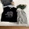 Conjunto de Verão para Meninos 2026 Novo Conjunto Casual de Duas Peças com Colete Sem Mangas para Crianças Roupas Finas para Bebê Menino Tendência