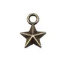 8x 11mm 0.4g multicolor DIY colgante pequeño material hecho a mano sol, luna y estrellas colgante de estrella de cinco puntas