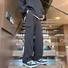 Pantalones de Senderismo Impermeables Estilo Americano Funcionales para Hombre, Ropa de Trabajo para Exteriores de Otoño e Invierno, Montañismo Casual Sueltos Rectos de Pierna Ancha