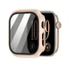 Adecuado para Apple iWatch Series 12: Funda protectora anti-miradas, funda y protector de pantalla integrados con acabado brillante para iWatch Series 12