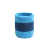 Set de Diadema y Muñequera de Algodón Clip Color Multicolor Toalla de Felpa Deportes Correr Absorbente de Sudor Guía de Sudor Muñequera para el Cabello