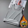 Chaleco Térmico Grueso con Forro de Polar para Hombre de Comercio Exterior Otoño Invierno Ropa Interior Chaleco Deportivo Ajustado Chaleco Cálido Hombre