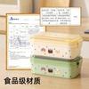 Caja Escurridora de Doble Compartimento Caja para Conservar Frutas en el Refrigerador Caja Doméstica para Almacenar Cebolla, Jengibre, Ajo Caja para Congelador Caja para Almacenar Alimentos