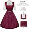 Nuevo Sitio Independiente de Amazon Transfronterizo Múnich Alemania Oktoberfest Vestido Bávaro Conjunto de Dos Piezas Vestido de Cerveza