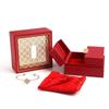 Caja de Pulsera Tradicional, Caja Antigua de Joyería Dorada, Pulsera de Joyería, Pulsera Coleccionable, Caja de Regalo, Caja de Empaque para Joyería con Colgante Venta al por Mayor