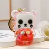 Atravessando Fronteiras Popular Fofo Gato Pata Boneca Areia Líquida Chaveiro Pingente Criativo Incenso Garrafa de Areia Líquida Pingente de Bolsa Atacado