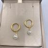Pendientes Coreanos de Perlas Gotas de Agua para Mujer, Nuevo Estilo de Moda Primavera Temprana 2026, Pendientes Elegantes de Celebridad de Internet, Lujo Ligero y Sensación de Alta Gama