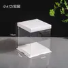 Caja para Pastel de Cumpleaños de 4 pulgadas 6 pulgadas 8 pulgadas 10 pulgadas 12 pulgadas Transparente 4 pulgadas 6 pulgadas 8 pulgadas Caja de Embalaje Elevada de Doble Capa