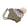 Novo chapéu de lã tricotada feminino inverno quente proteção auricular chapéu inverno ciclismo à prova de frio vento engrossado baotou lei feng chapéu