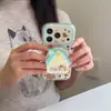 Capa magnética fofa para celular com tema de animal de desenho animado para Apple 18 Pro Max, também compatível com 17 Pro/16 Pro