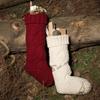 Amazon Calcetines de Navidad Transfronterizos Adornos de Navidad Colgantes Decorativos Suministros para Disposición Bolsas de Regalo de Lana Torcer Pequeño