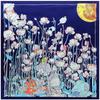 90cm Novo TikTok Transmissão Ao Vivo Temperamento Quente Artístico Retrô Floral Senhora Decorativo Quadrado Lenço Capuz