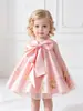 Amazon Cross-Border Novo Vestido Infantil Renda Bordada Saia Tutu Vestido de Performance para Piano Passarela Vestido de Princesa Rosa