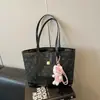 Bolsa feminina moderna de grande capacidade 2026 nova estilosa casual popular bolsa de mão bolsa de ombro tote grande estampada