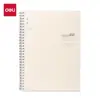 Caderno Espiral Transparente PP Deli LPB580-1 Caderno Simples com Espiral B5 Título com Pincel Título Errado