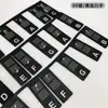 Adesivos de Piano Populares Transfronteiriços Silicone Universal Identificação para Iniciantes Partitura Adesivos de Notas Coloridas Acessórios de Piano Adesivos de Notas