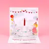 Tarjetas de Felicitación de Cumpleaños Personalizadas con Creativos Diseños de Pasteles 3D para Parejas, Novios, Niñas, Mejores Amigos y Niños, al por Mayor