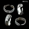 Anillo de Pluma de Plata de Ley S925 al por mayor de fábrica Goro Takahashi, Anillo Ajustable Versátil de Moda Estilo Indio Vintage