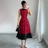Nuevo Vestido de Verano Estilo Transfronterizo con Falda Amplia, Vestido Elegante y de Alta Gama para Socialités y para el Trabajo