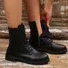 Transfronterizo Otoño 2026 Nuevo Talla Grande Botas Casuales Cómodas para Mujer Estilo Europeo y Americano Modernas para Exteriores Talla Única