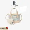 Bolsas Infantis Transfronteiriças Nova Primavera Estilo Coreano Frescas Xadrez Bolsas de Mão para Meninas Doce Princesa Batom Bolsa Transversal