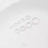 Anillos Abiertos para Materiales de Joyería DIY, Anillas Sencillas Planas, Llaveros, Anillos de Hierro, Anillas de Unión, Accesorios para Colgantes