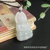 Colgante Budista Maitreya Tesoro de Piedra, Collar de Buda Guanyin Verde de Tianshan, Colgante de Alta Calidad, Suministro Directo del Fabricante, Diversas Opciones de Entrega