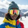 Gafas de Esquí de Montañismo Nuevas de Invierno Europeas y Americanas, Gafas a Prueba de Viento para Motocicleta, Gafas de Sol Deportivas Coloridas Antirreflejos