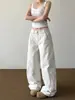 Jeans Vintage de Corte Curvo para Hombre, Pantalones Rectos Sueltos Estilo Americano para Primavera y Otoño, Pantalones Casuales de Pierna Ancha Frescos y Modernos